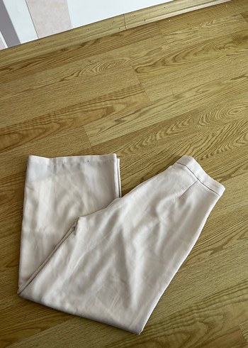Krem Keten Kadın pantolon - Görsel 6