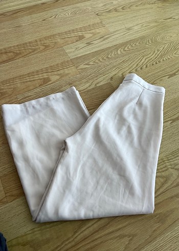 Krem Keten Kadın pantolon - Görsel 5