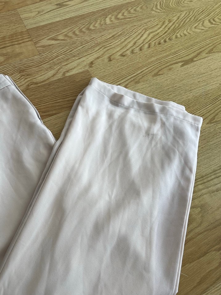 Krem Keten Kadın pantolon - Görsel 3