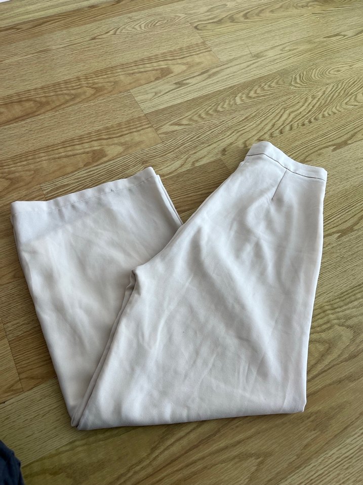 Krem Keten Kadın pantolon - Görsel 5