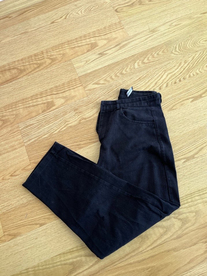 Siyah mom jean - Görsel 2