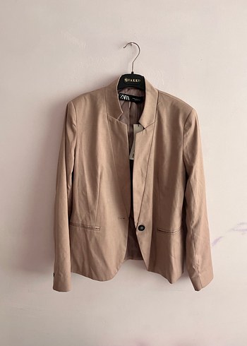 Bej Kadın  Blazer Ceket - Görsel 2