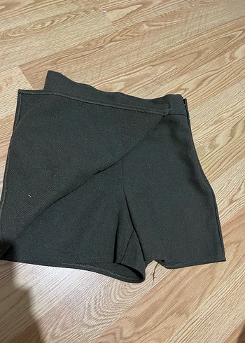 Haki şort etek - Görsel 5