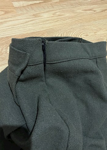 Haki şort etek - Görsel 9