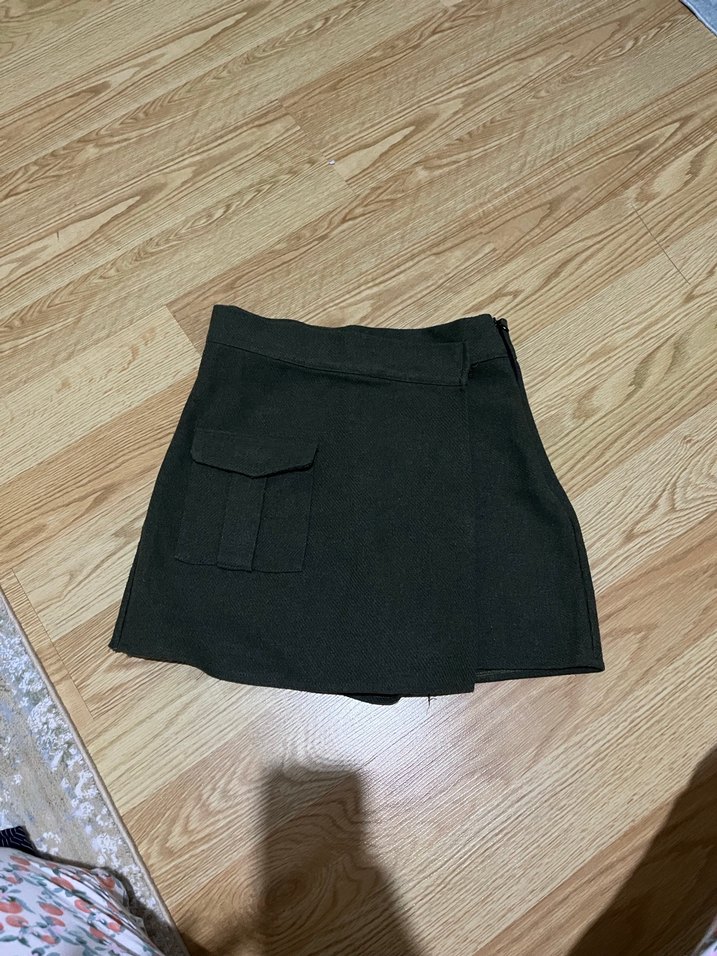 Haki şort etek - Görsel 2