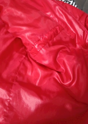 Kırmızı Parlak erkek mont yenii - Görsel 6