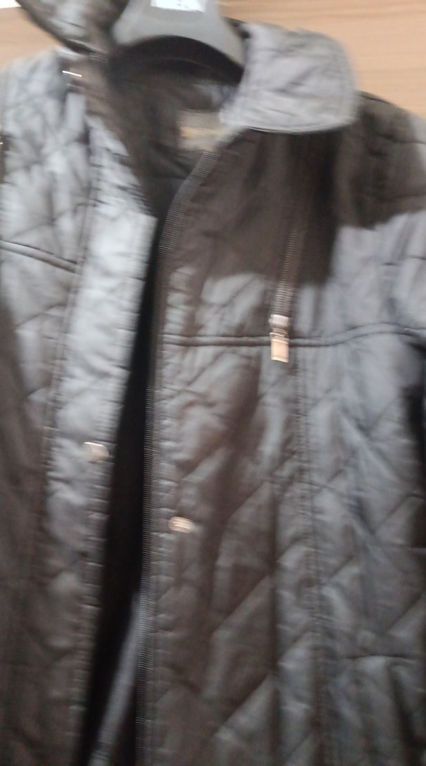 Siyah Uzun Kapitone Kadın Kaban - Görsel 2