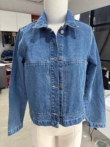 Denim ceket gömlek