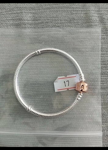 Pandora Marka Rose Gold Yazılı Bileklik