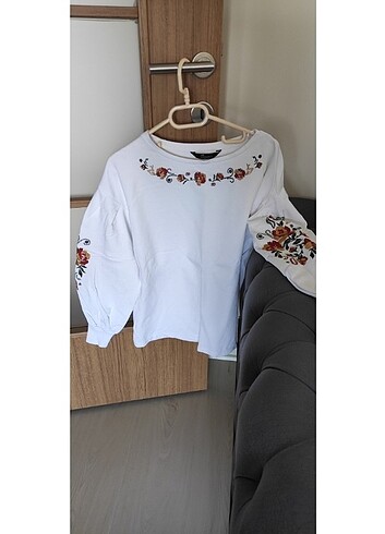 Lc waikiki gül işlemeli sweatshirt