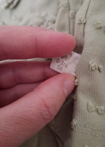 Dantel Detaylı Yeşil Bebek Hastane Kıyafeti - Görsel 6