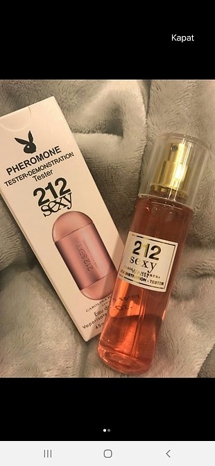 sifir 45 ml tester 212 sexy