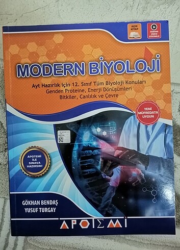 Apotemi yeni baskı modern fizik modern kimya modern biyoloji 