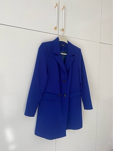 44 Beden Saks Mavisi Blazer Ceket