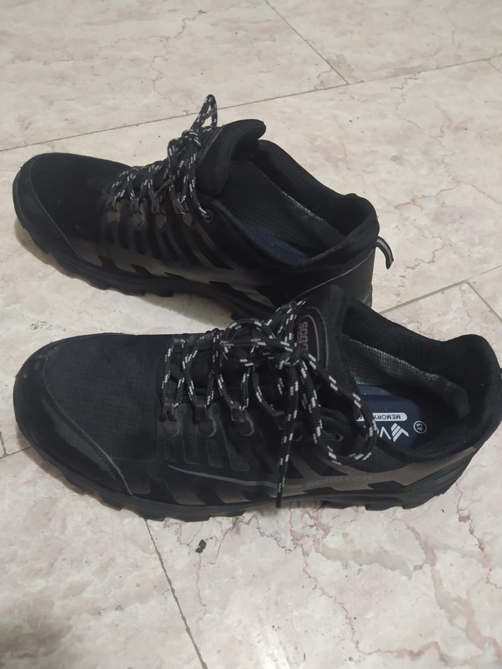 Erkek Siyah Bağcıklı Spor Ayakkabı - Görsel 3