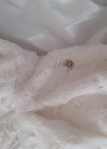 Beyaz bebek kürk - Görsel 5
