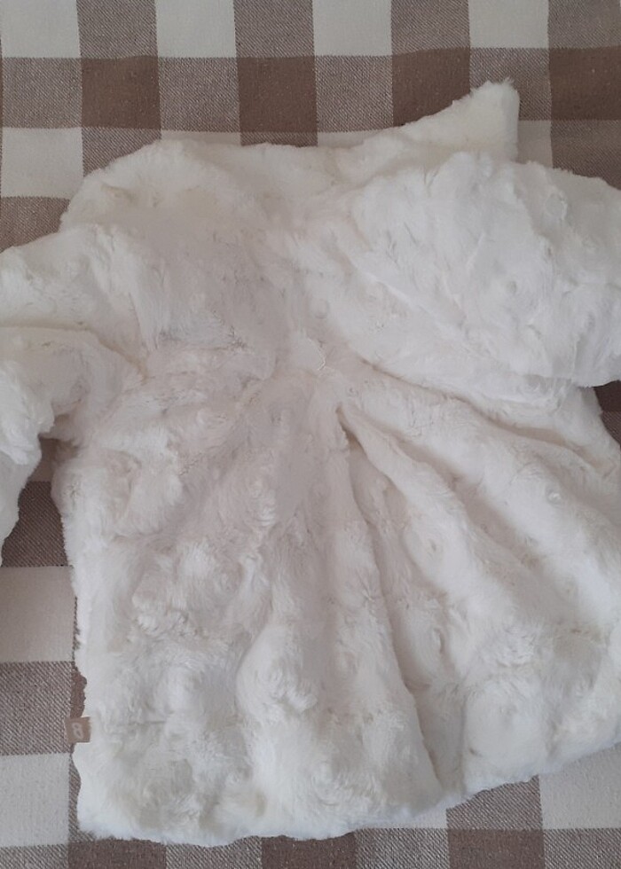 Beyaz bebek kürk - Görsel 4