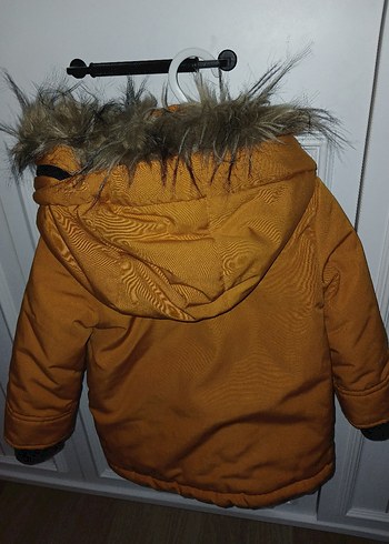 Hardal Kürklü Erkek Çocuk Montu 86 cm - Görsel 4