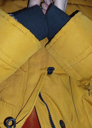 Hardal Kürklü Erkek Çocuk Montu 86 cm - Görsel 5