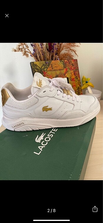 Lacoste Luxe Kadın Beyaz Sneaker