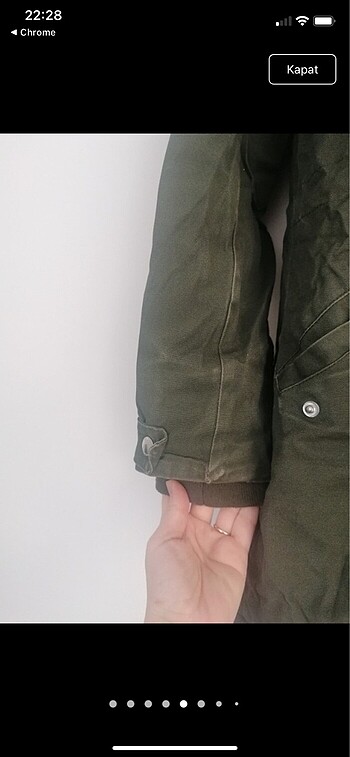 Kalın parka mont - Görsel 6