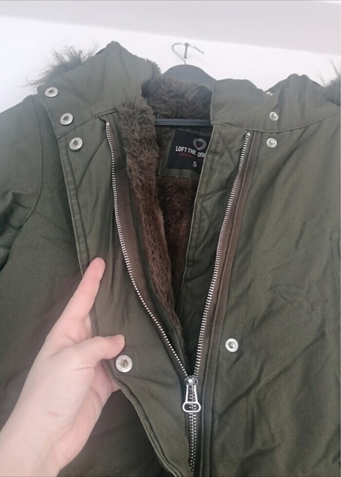 Kalın parka mont - Görsel 3