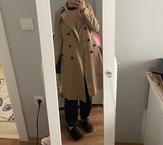 Ekol ekol trençkot camel