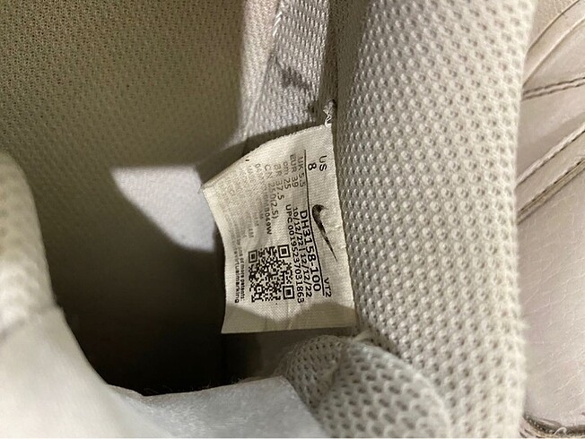 40 Beden beyaz Renk Nike spor ayakkabı