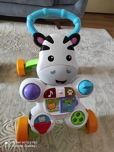 Fisher Price Melodili zebra yürüme arkadaşı