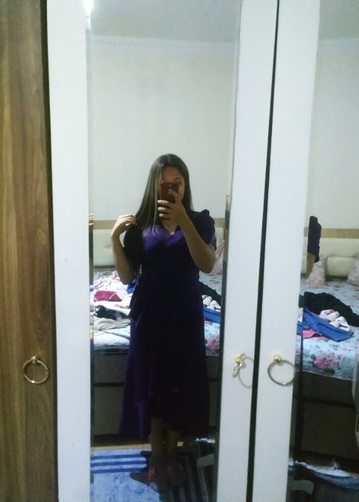 Midi abiye elbise  - Görsel 3