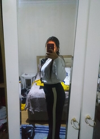 Siyah İnce kumaş Pantalon 