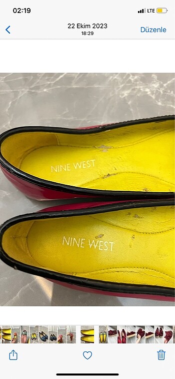 37 Beden Nine west 37 numara babet