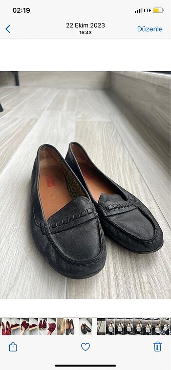 Tommy Hilfiger Tommy hilfiger siyah deri babet