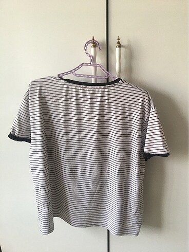 Marks & Spencer Oversize çizgili t-shirt