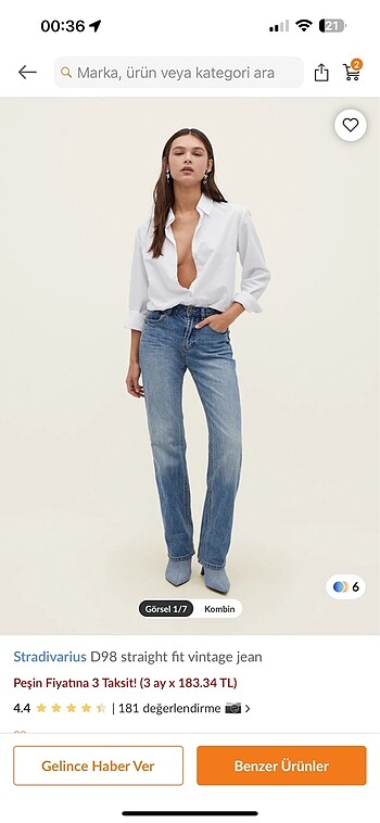 Stradivarius D98 jean