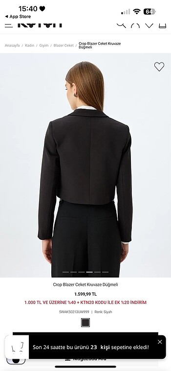 Koton Koton blazer ceket