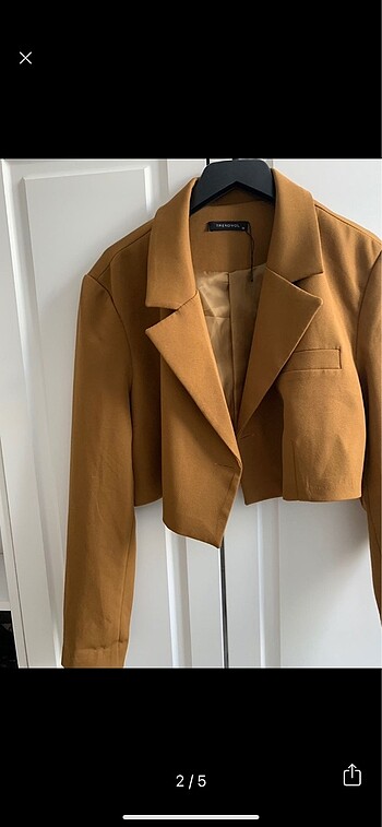 38 Beden Trendyol milla kısa blazer ceket