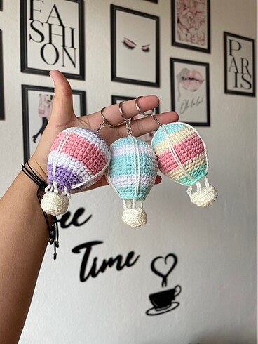 uçan balon anahtarlık