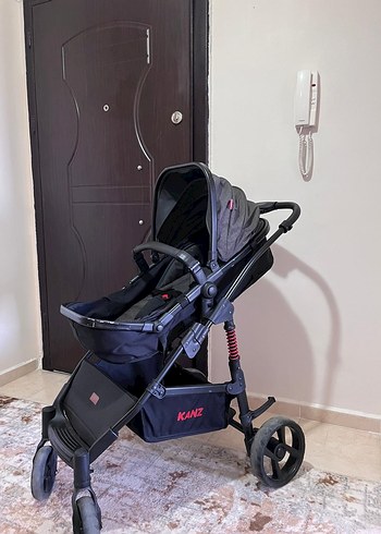 Diğer Beden siyah Renk KANZ Gri Siyah Bebek Arabası
