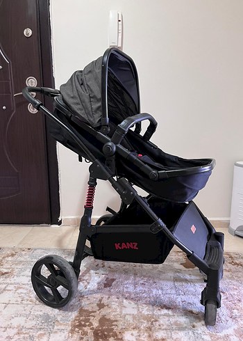 Diğer Beden KANZ Gri Siyah Bebek Arabası