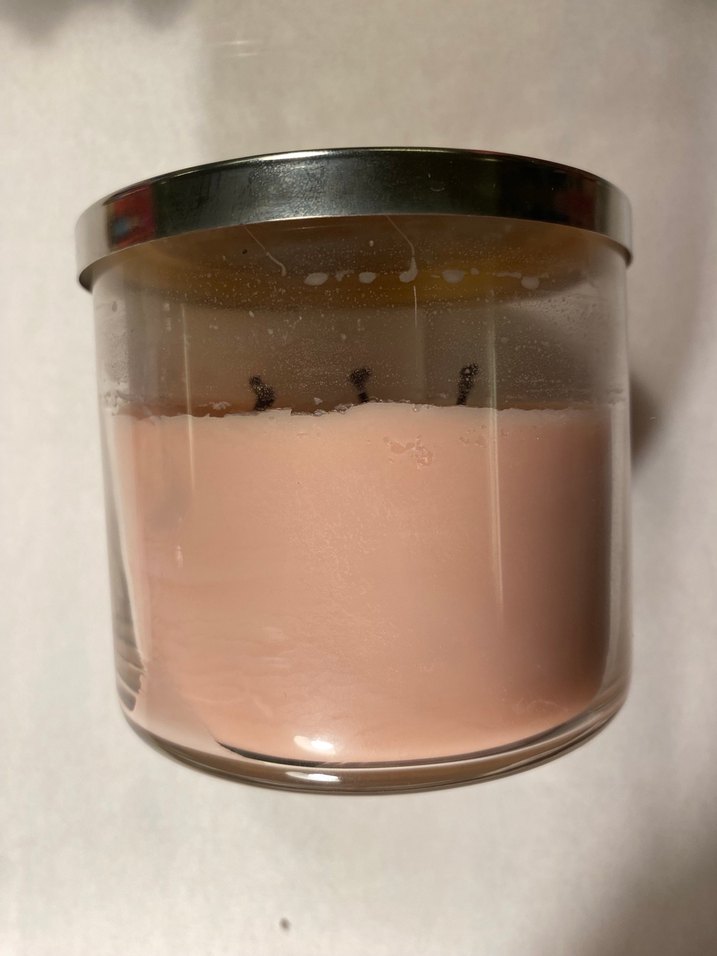 Pastel Beyaz Kar Temalı Mum - Görsel 4