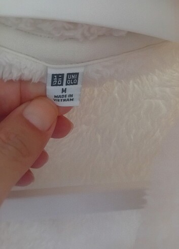 m Beden Uniqlo Beyaz M beden polar