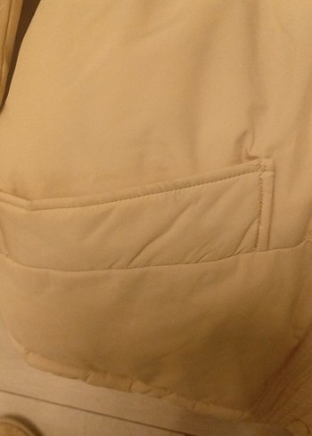 Colins Bej Düğmeli Kadın Kışlık Mont - Görsel 9