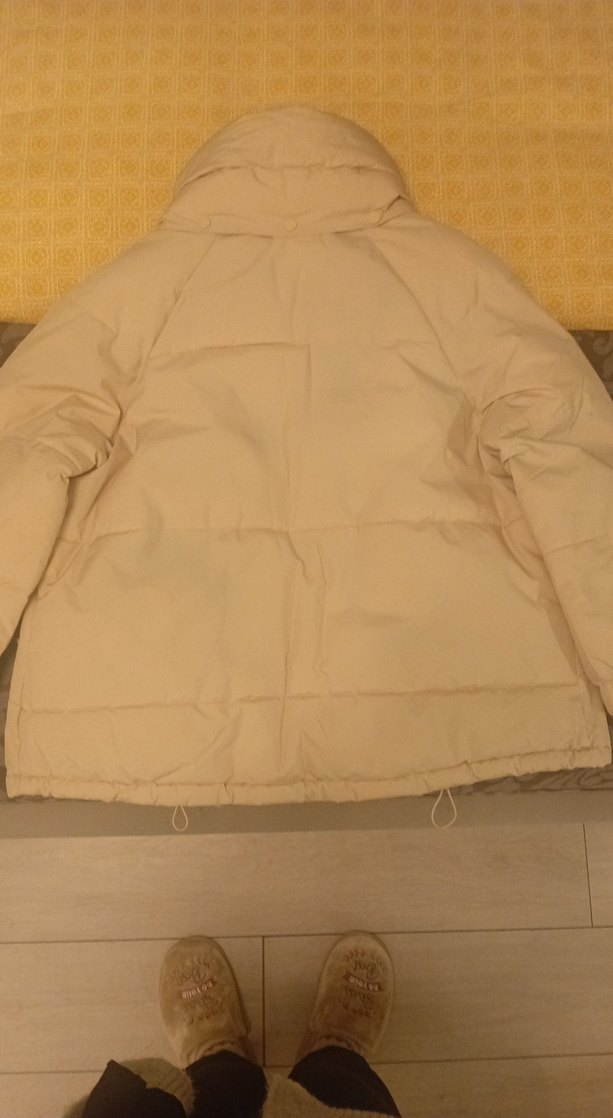 Colins Bej Düğmeli Kadın Kışlık Mont - Görsel 3