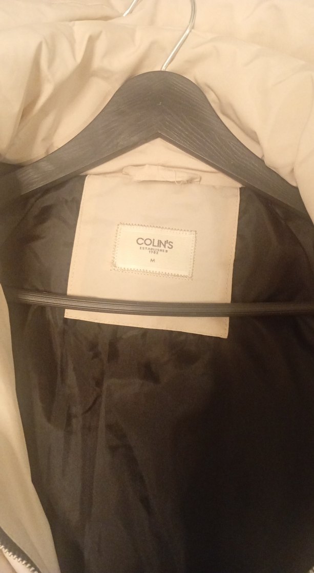 Colins Bej Düğmeli Kadın Kışlık Mont - Görsel 4