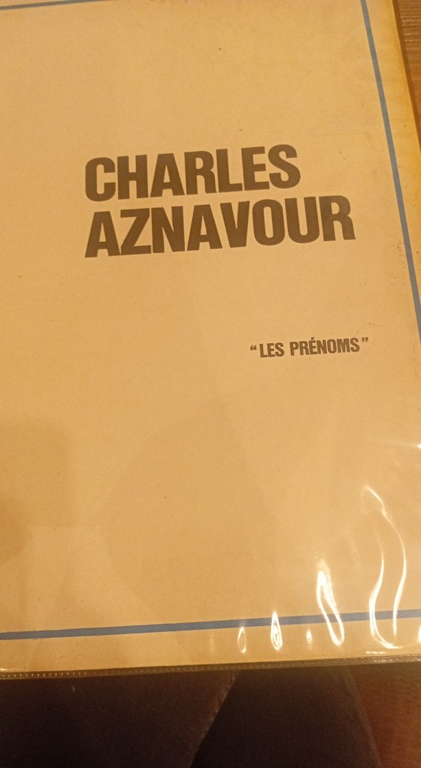 Charles Aznavour - Les Prénoms Albümü - Görsel 3