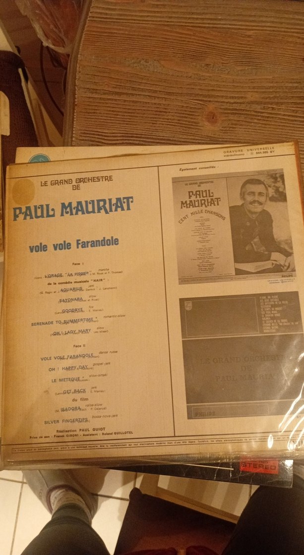 Raul Gariot  Vole vole farandole (Philips) - Görsel 2