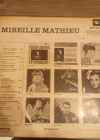 Mireille Mathieu Plak Albümü - Görsel 4