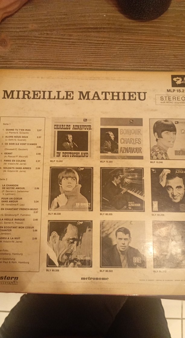 Mireille Mathieu Plak Albümü - Görsel 4
