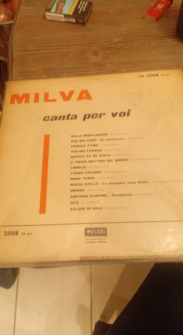Milva - Canta Per Voi LP Albüm - Görsel 2